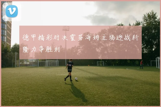 德甲精彩对决霍芬海姆主场迎战科隆力争胜利